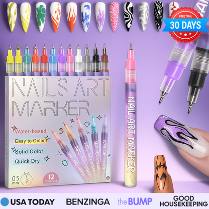 Moonise™ MagicNail Art Pen Set