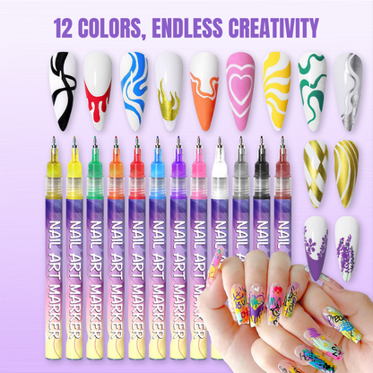 Moonise™ MagicNail Art Pen Set