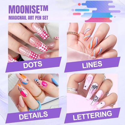Moonise™ MagicNail Art Pen Set