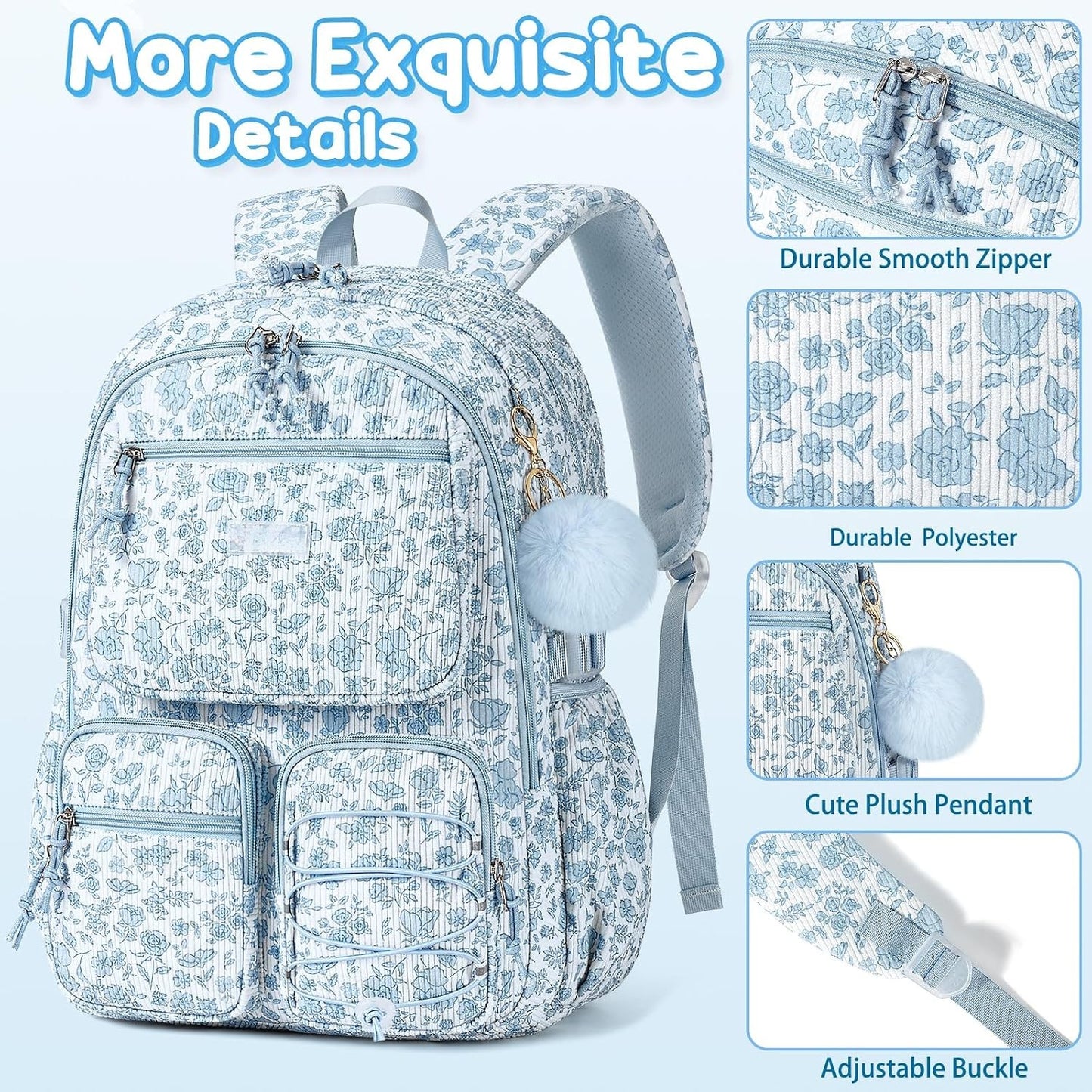 Moonise™ ComfyTrek Kids Backpack Set (3-in-1)