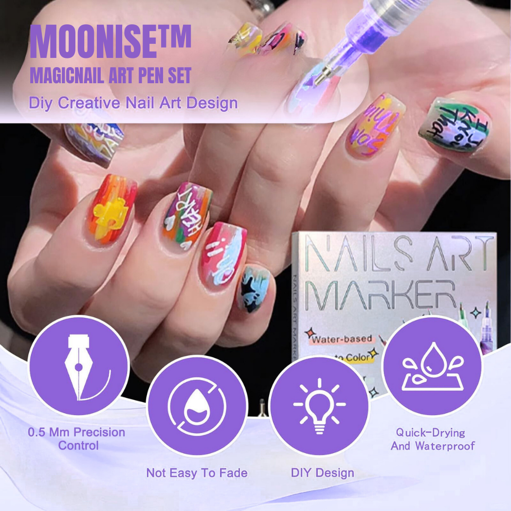 Moonise™ MagicNail Art Pen Set