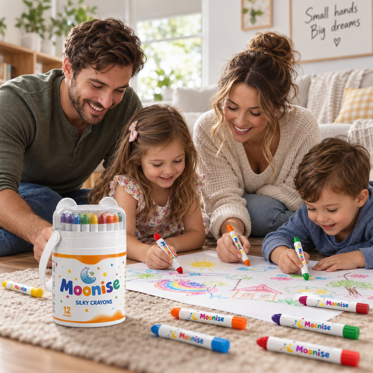 Moonise™ Washable Twist Crayons