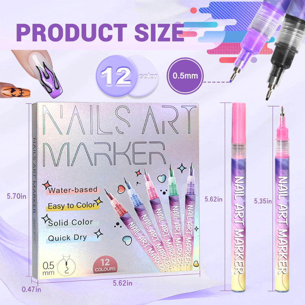 Moonise™ MagicNail Art Pen Set