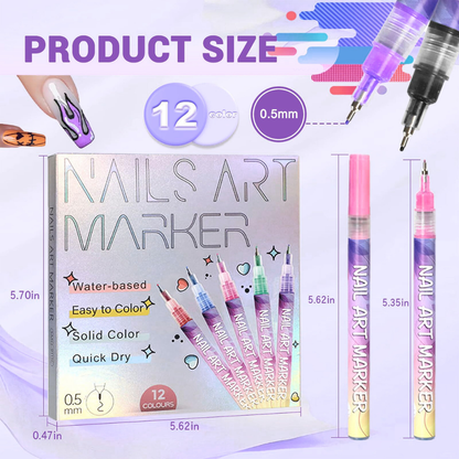 Moonise™ MagicNail Art Pen Set