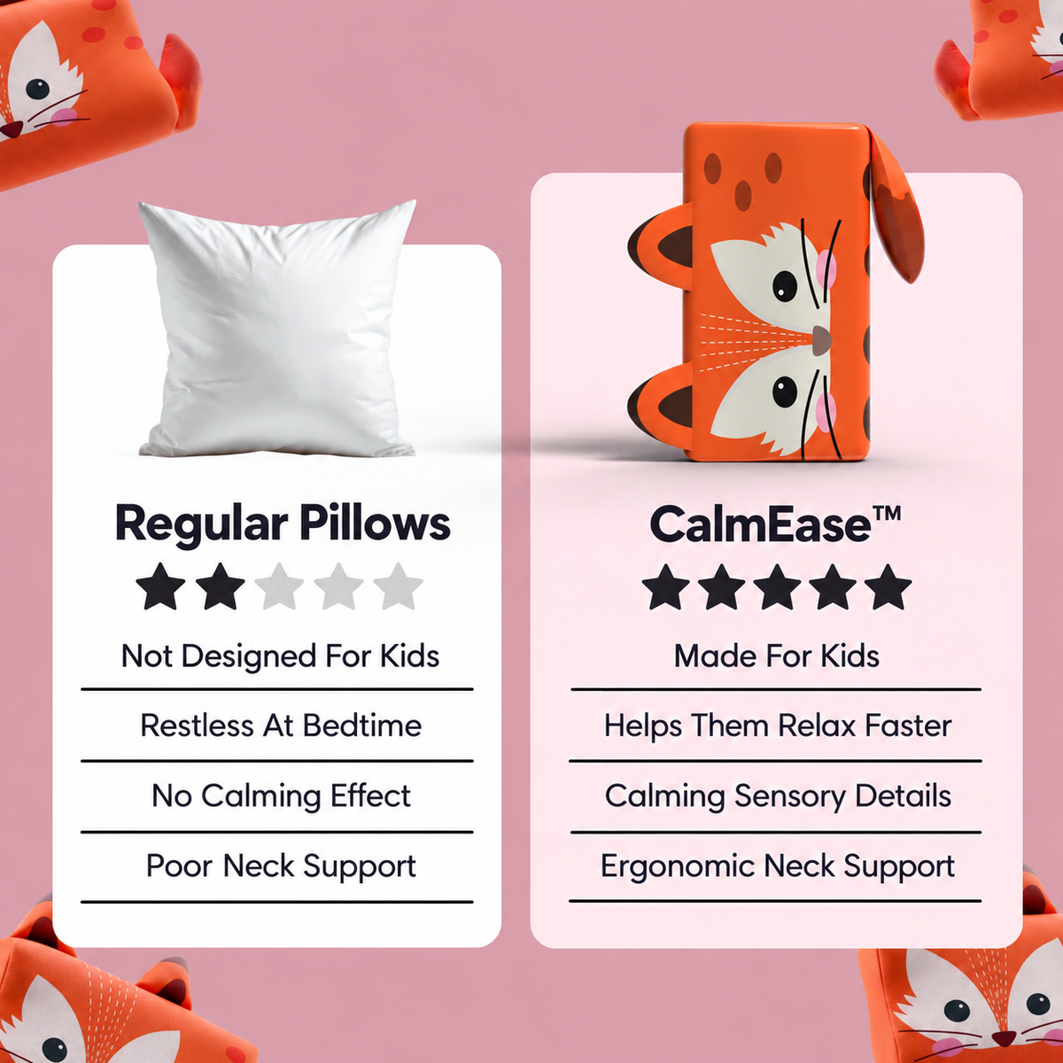 CalmEase™ Kids Pillow