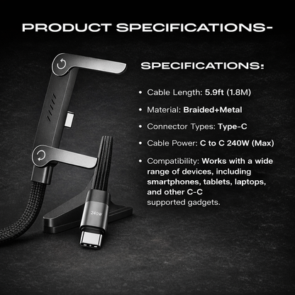 PowerHold™ 240W Charging Cable